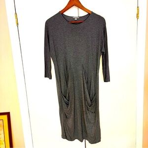 Cos Gray Women's Jersey Dress Size Small